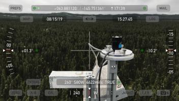 Scanning spectrometer at Delta Junction site