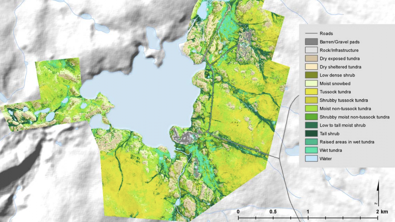 Map of vegetation classes at Toolik Field Station, Alaska Map of vegetation classes at Toolik Field Station, Alaska